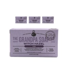 GRANDPA'S 金縷梅臉部身體香皂, 120g, 4個