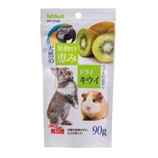 Canary 鼠兔果乾零嘴 津輕完熟5mm奇異果丁 天然無添加 倉鼠/兔子/天竺鼠適用, 90g, 1個