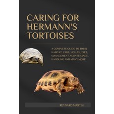 (英文圖書) Caring for Hermann's Tortoises: A Complete Guide to Their Habitat Care Health... 平裝版, Independently Published, 英文