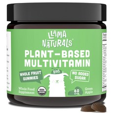 LLAMA NATURALS 維他命片 青蘋果味, 1罐, 60顆