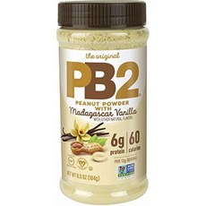 PB2 花生粉 馬達加斯加香草 素食 無麩質, 1個, 184g