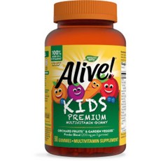 Nature's Way 然萃維 孩童用綜合維他命軟糖 櫻桃&葡萄&橘子口味, 90顆, 1罐