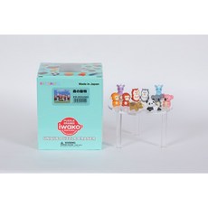 IWAKO造型橡皮擦森林動物系列, 60入