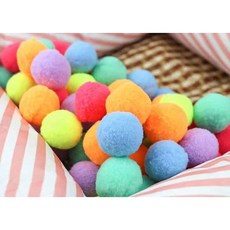 貓咪彩色毛絨球 貓玩具 寵物毛絨玩具