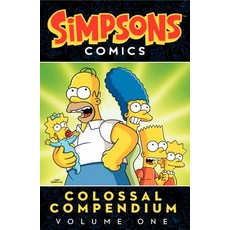 (英文圖書)Simpsons Comics Colossal Compendium Volume 1 平裝版, Harper Paperbacks, 英文