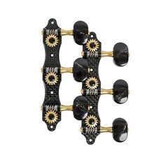 Gotoh KG01-CA-BB-XG 碳纖維消光金古典吉他弦鈕 1:16 精準調音 提升音色, 詳見包裝