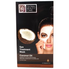 GLOBAL BEAUTY CARE 椰子油面膜, 1個, 5件