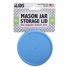 iLIDS 適合梅森罐存儲蓋常規, 天藍色, 1個
