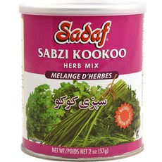 Sadaf Sabzi Kookoo蔬菜粉, 1個, 57克