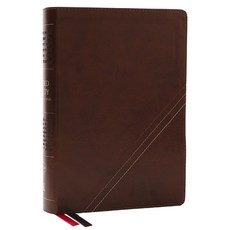 (英文圖書) Nkjv Word Study Reference Bible Leathersoft Brown Red Letter Comfort Print: 2 000 Keywor... Imitation Leather, Thomas Nelson, 英文, 仿皮