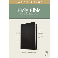 NLT Large Print Thinline Reference Bible Filament Enabled Edition (Red Letter Leatherlike Black) Imitation Leather, Tyndale House Publishers, 英語, 仿皮