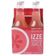 IZZE BEVERAGE CO. 飲料起泡果汁葡萄柚, 4件, 355ml