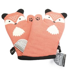 now DESIGNS 印花隔熱手套 34.9*18.4cm, 2件, 弗雷迪福克斯