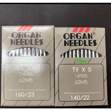 永昇縫紉 工業車用車針TVx5系列 (ORGAN NEEDLES), 1個