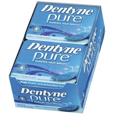 Dentyne 純薄荷草本口香糖, 1個, 0.5克