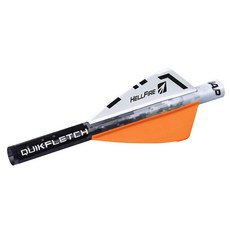 Nap Quickfletch Hellfire 射箭用品 5公分, 1個, 白色 + 橘色