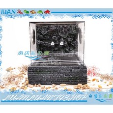 UP 雅柏 壓克力兩棲爬蟲生態寵物箱 (灰色岩板) TK-PT-30-G