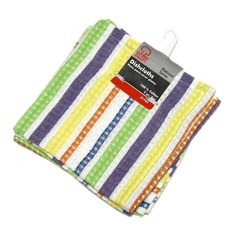 Chef Craft 廚師工藝棉質洗碗布廚房布, 2個, 條紋