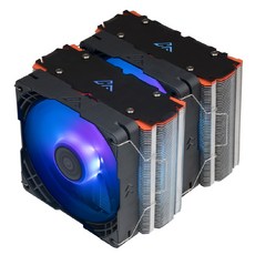 CHAOS 混元 凜峰 玉山 CFM3952 CPU散熱器 雙塔扇 ARGB風扇 全平台支援 六熱管 鍍鎳抗氧化, ARGB, 1套