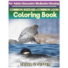 COMMON BUZZARD+COMMON LOON Coloring book for Adults Relaxation Meditation Bles: Sketch coloring book... 平裝版, Createspace Independent Pub..., 英文