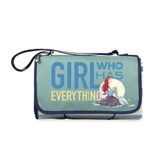 ONIVA 手提袋戶外野餐, 天藍+多條紋圖案小美人魚