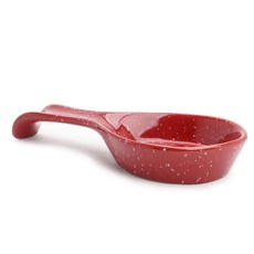 BOSTON WAREHOUSE Speckle Ware筷架, 1個, 紅色的