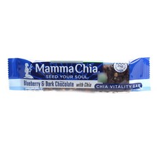 Mamma Chia 奇亞籽活力棒 藍莓和黑巧克力, 1個, 40g