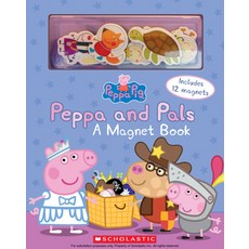(英文圖書) Peppa and Pals: Magnet Book (Peppa Pig): A Magnet Book [With Magnet(s)] Board Books, Scholastic Inc., 英文, 硬頁書