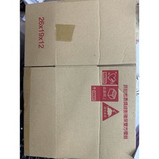 紙箱 - 搬家、寄送、收納多用途紙箱, 咖啡色, 1個