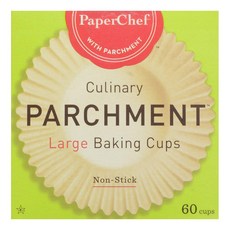 PAPERCHEF 咖哩羊皮紙烘焙杯 L, 60件, 單色