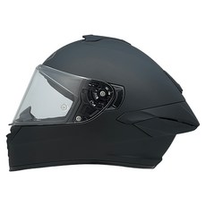 【路趣】NHK K5R 素色全罩式安全帽 輕量化 超通風 排齒扣 藍牙耳機槽 (8色), 消光黑