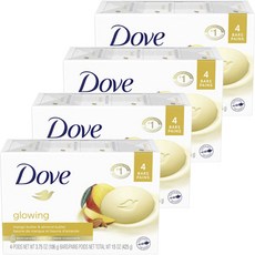 Dove 多芬 多芬 芒果杏仁奶油滋養美容皂 4入, 1個, 425g