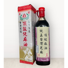 崁頂義豐冷壓頂級台灣芝麻油600ml, 1盒, 600ml