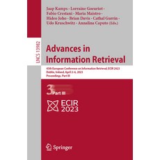 (英文圖書) Advances in Information Retrieval: 45th European Conference on Information Retrieval Ecir 20... 平裝版, Springer, 英文