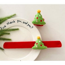 聖誕拍拍手環 聖誕節造型手環, 紅, 綠, 1個