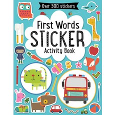 (英文圖書) First Words Sticker Book 平裝版, Make Believe Ideas, 英文