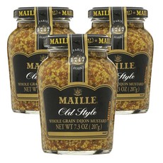 MAILLE 全麥第戎芥末醬, 3個, 207g