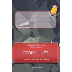 (英文圖書)Story Lines - Create Your Own Story Activity Book Plan Write and Illustrate: Un... 平裝版, Independently Published, 英文