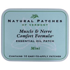 NaturalPatchesOfVermont 精油身體貼片, 24件, 1入, 薄荷