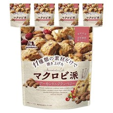 MORINAGA 森永 Macrobiotic餅乾 杏仁蔓越莓味, 5個, 100g