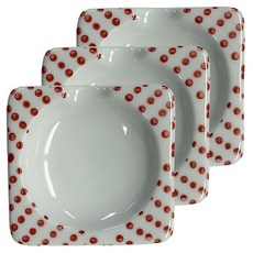 Issou 圓點筷架, 3個, 紅色