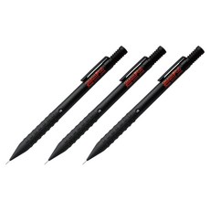 Pentel 飛龍文具 Smash自動鉛筆 黑色, 3個, 0.5mm