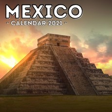 (英文圖書) Mexico Calendar 2021: 16-Month Calendar Cute Gift Idea For Mexico Lovers Men & Women 平裝版, Independently Published, 英文