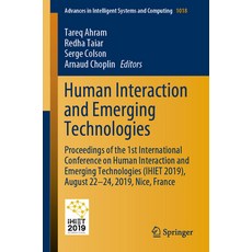 (英文圖書) Human Interaction and Emerging Technologies: Proceedings of the 1st International Conference ... 平裝版, Springer, 英文