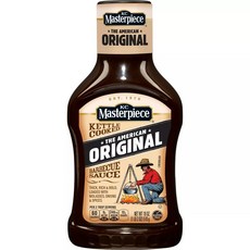 KC Masterpiece 無麩質無脂肪美式燒烤醬, 1瓶, 510g