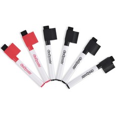 Gosports 籃球教練戰術板+白板筆, 6件, 4黑+2紅