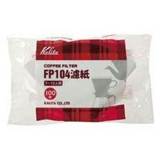 Kalita 白色咖啡濾紙 FP104 7~12人用, 1個