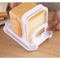糖糖烘焙 Betty’s焙蒂絲 吐司麵包切片器 DT1424，輕鬆切出均勻吐司，烘焙分片器/切片架, 白色, 1個