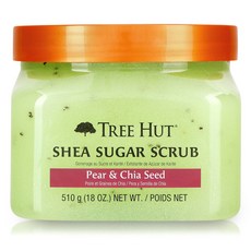 TREE HUT 樹上小屋 乳木果奇亞籽磨砂膏, 510克, 1個