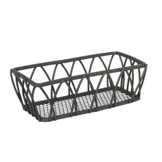 SPECTRUM Diversified Designs 旋轉托盤廚房收納籃, 黑色